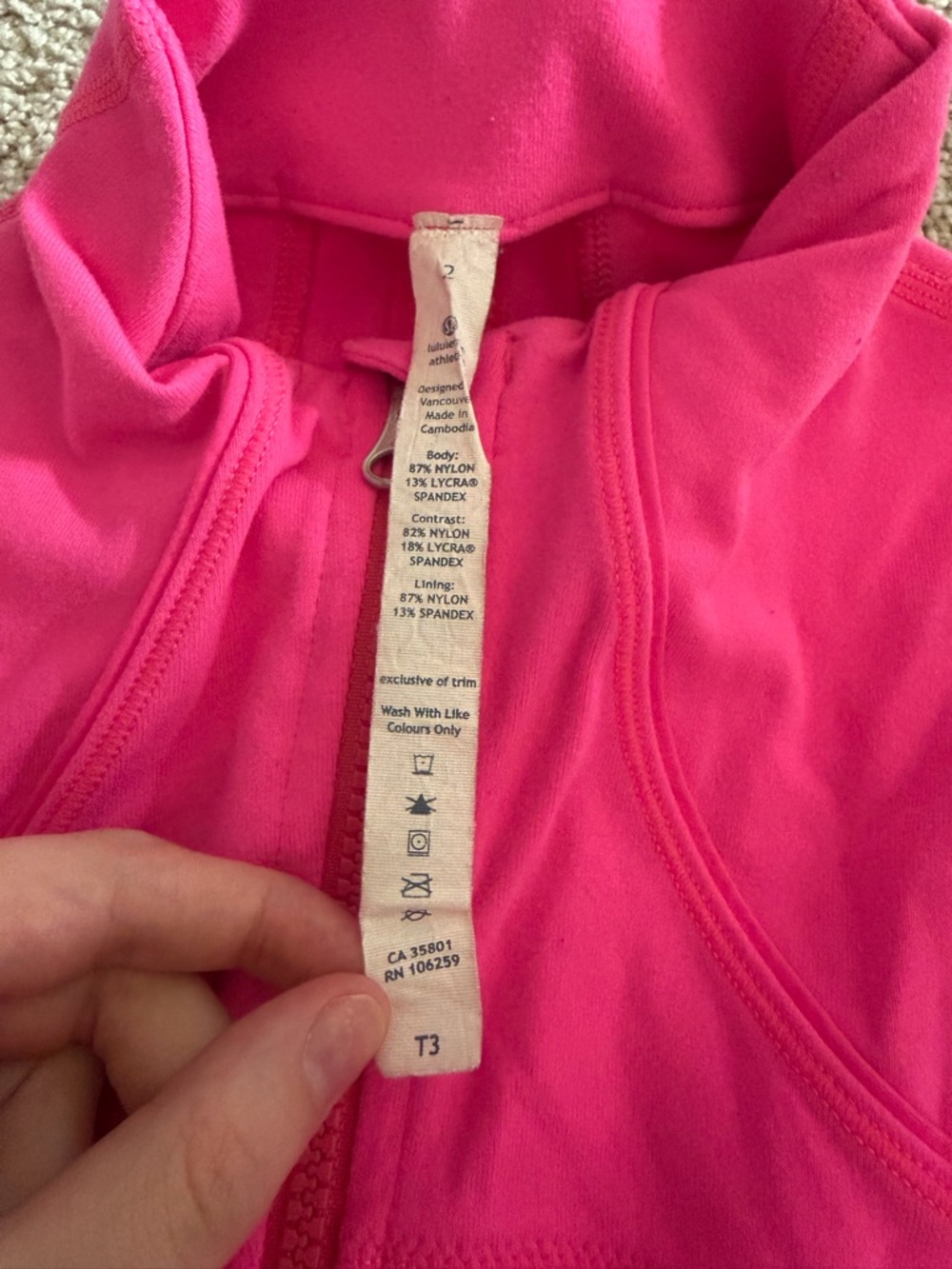 Pink lululemon jacket - Picture 2 of 5